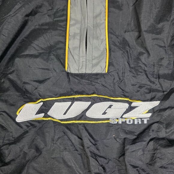 Y2K Lugz Linesman Windbreaker‎ Jacket Street Wear Hip Hop Vintage New with Tags - Picture 7 of 13